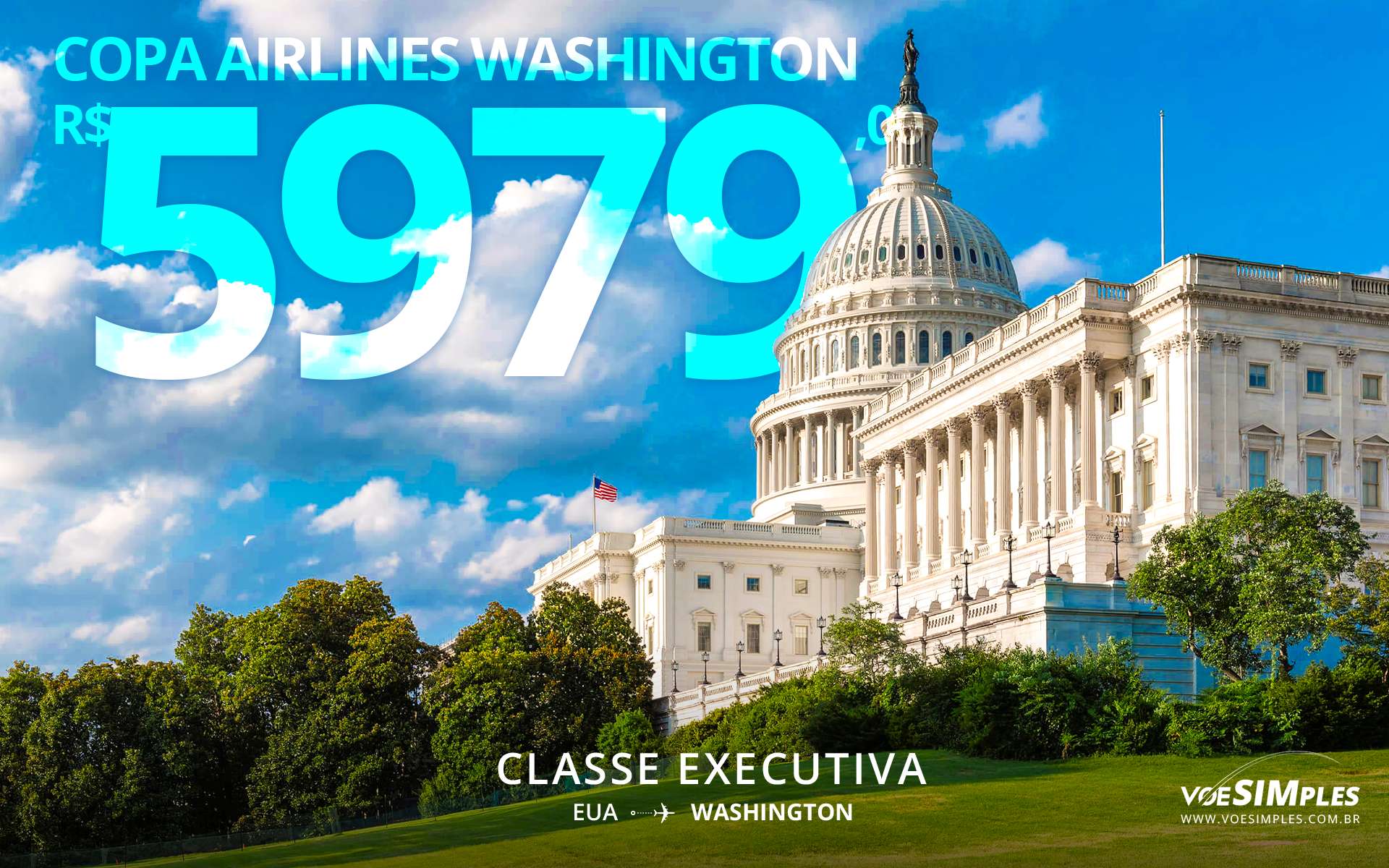 Passagem aérea executiva Copa Airlines