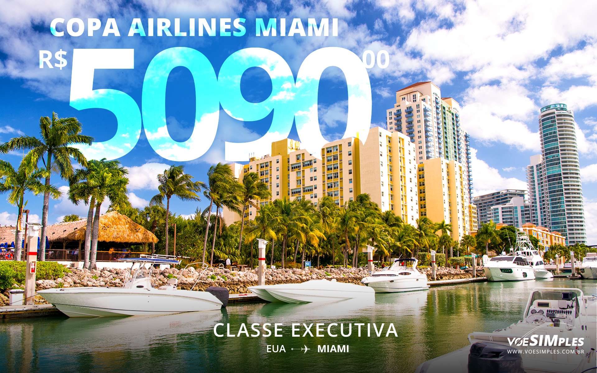 Passagem aérea classe executiva Copa Airlines