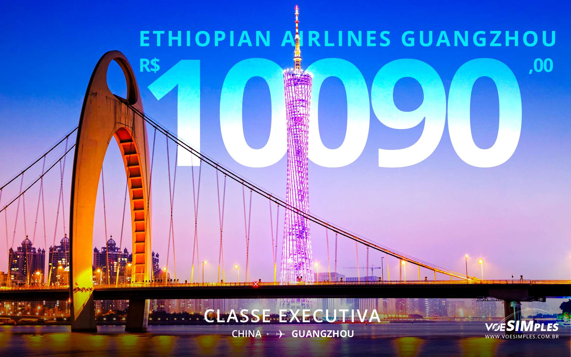 Passagem aérea classe executiva Ethiopian Airlines