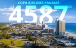 Passagem aérea para a Cidade do Panamá