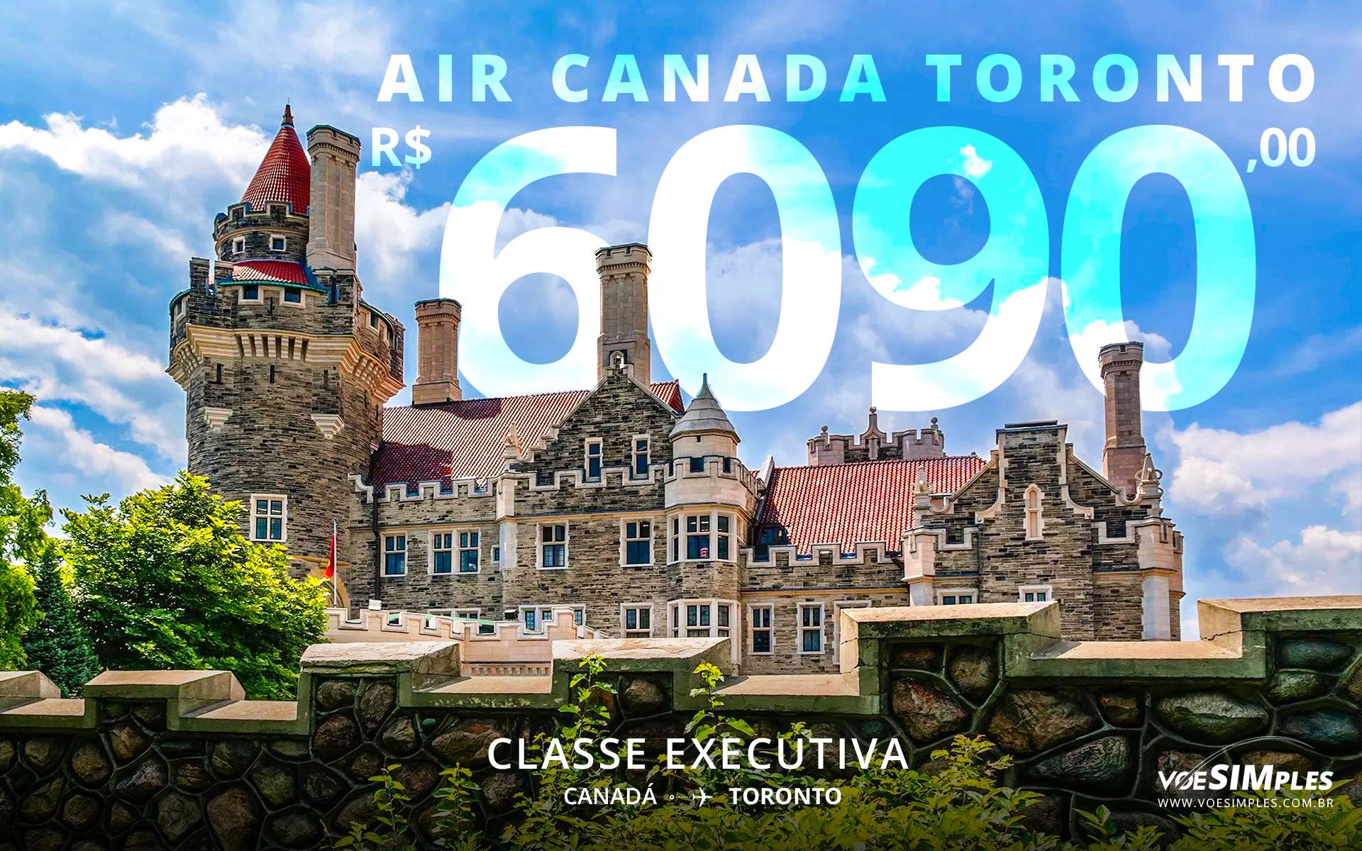Passagem aérea executiva Air Canada