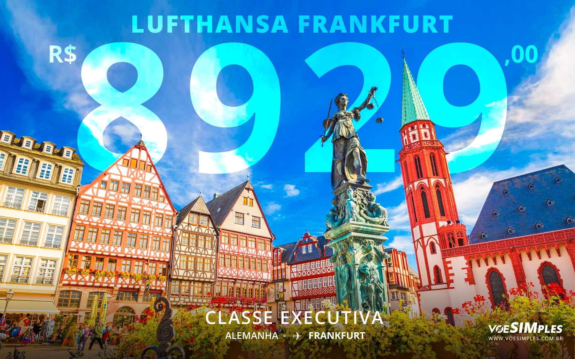 Passagem executiva Lufthansa