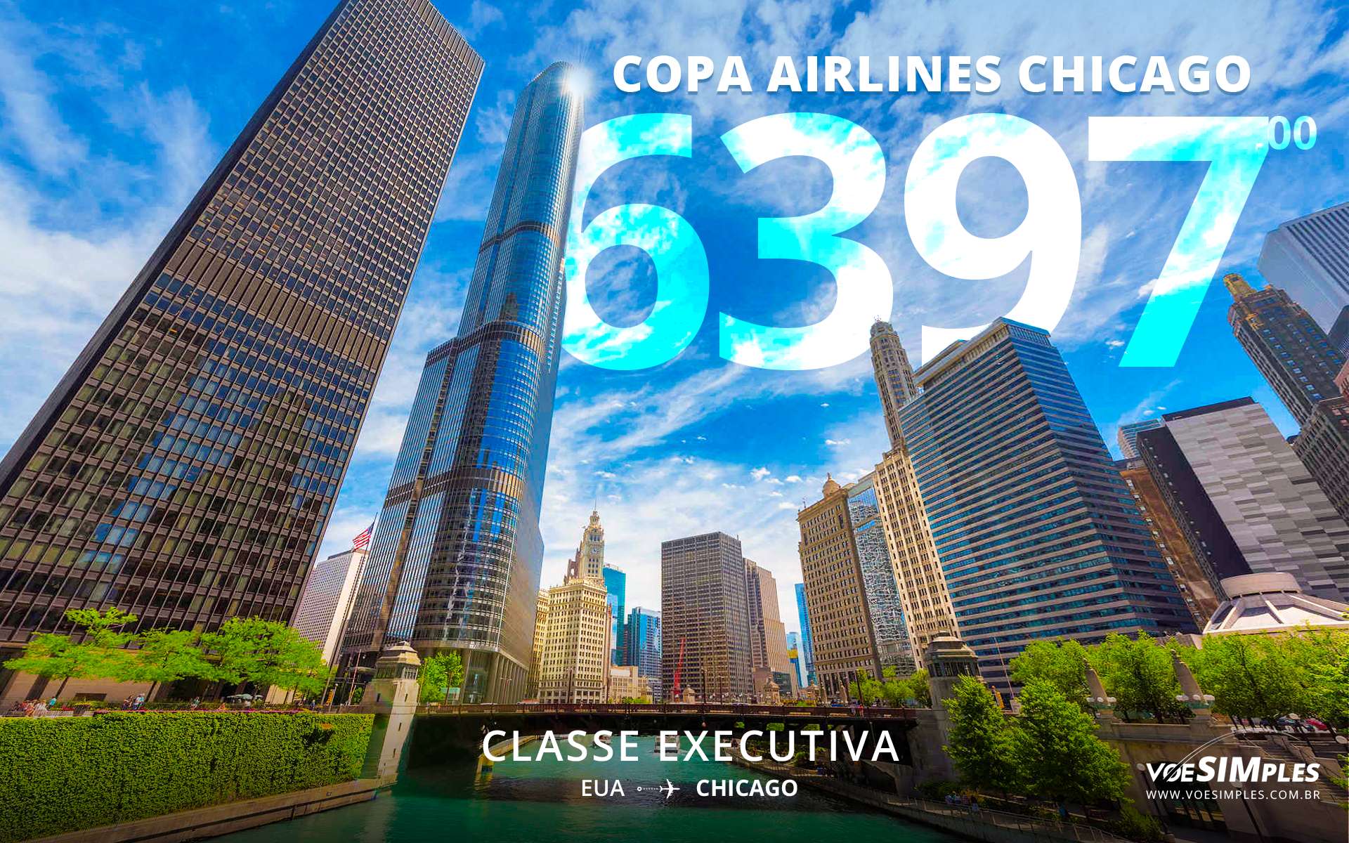 Passagem executiva Promoção