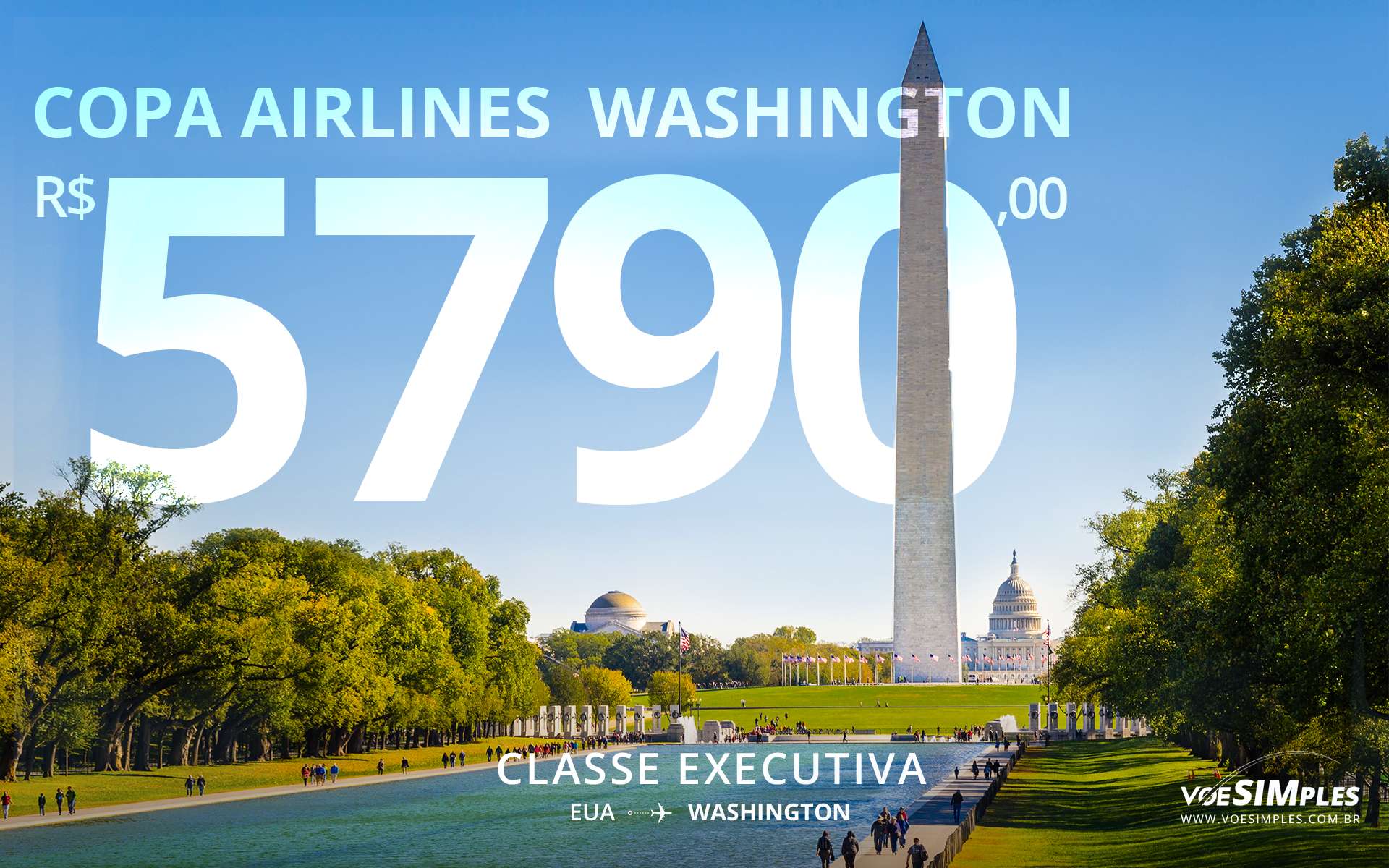 Passagem aérea executiva Copa Airlines