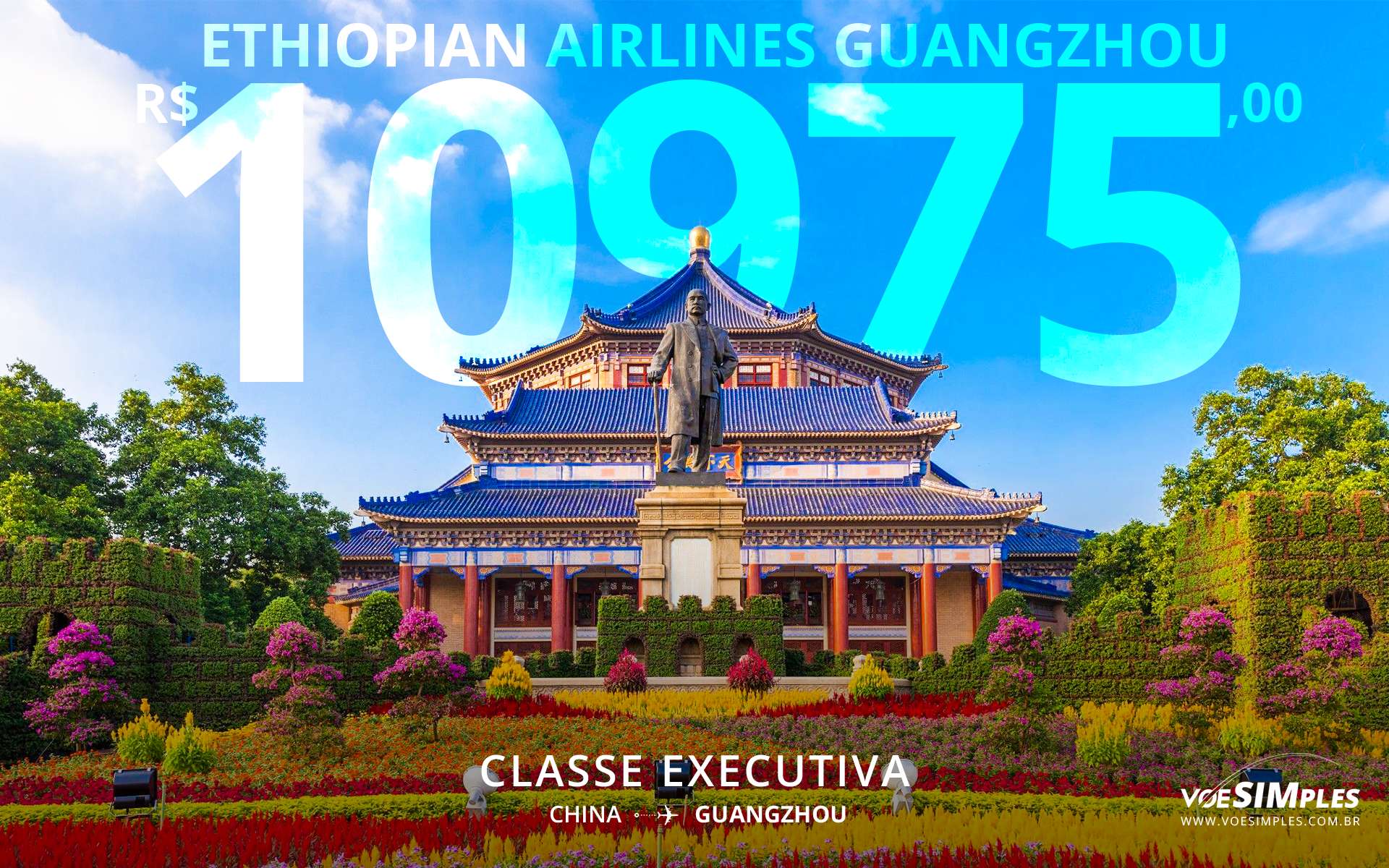 Passagem aérea classe executiva Ethiopian Airlines