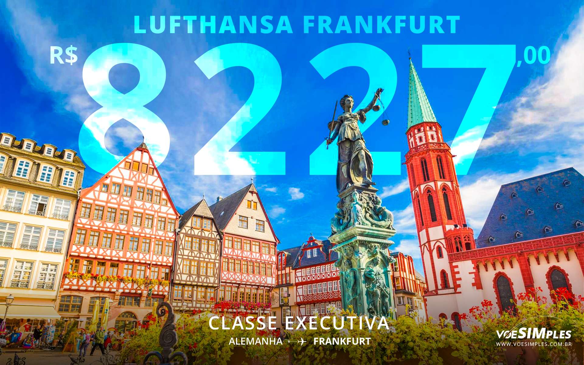 Passagem executiva Lufthansa