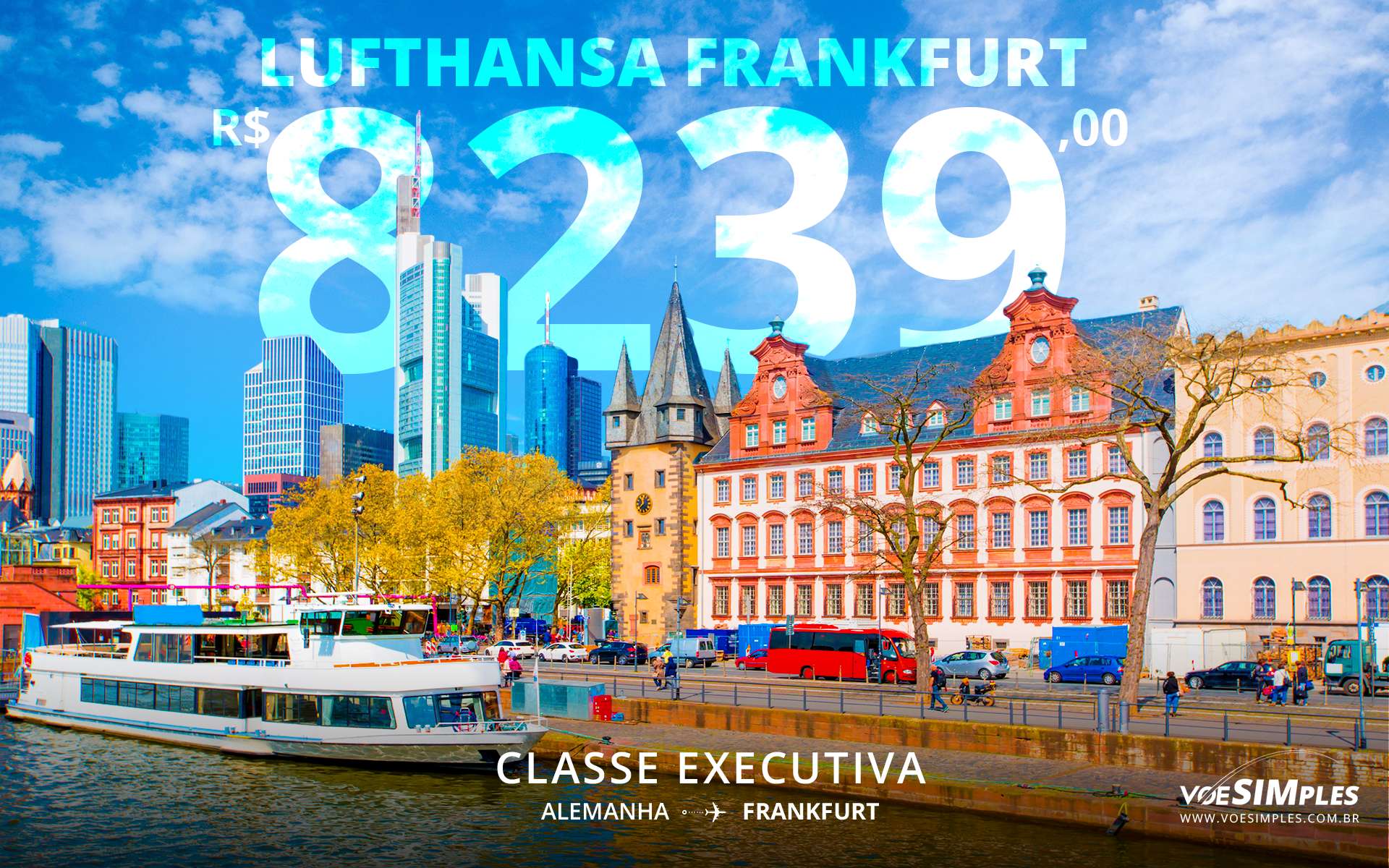 Passagem executiva Lufthansa